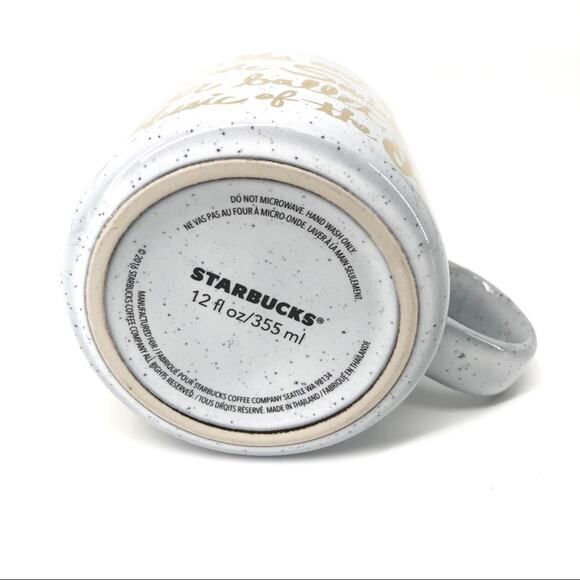 STARBUCKS Speckled Script Mug 2016 - Picture 6 of 6